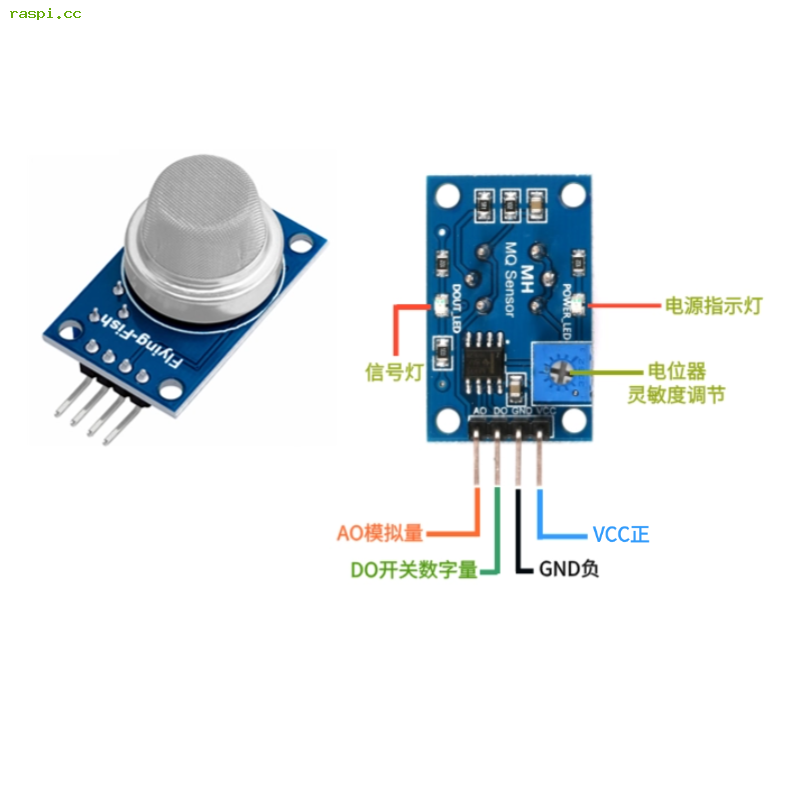MQ-6可燃气体传感器